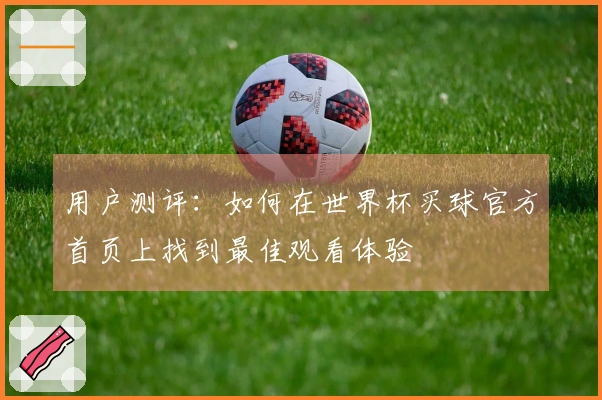 用户测评：如何在世界杯买球官方首页上找到最佳观看体验