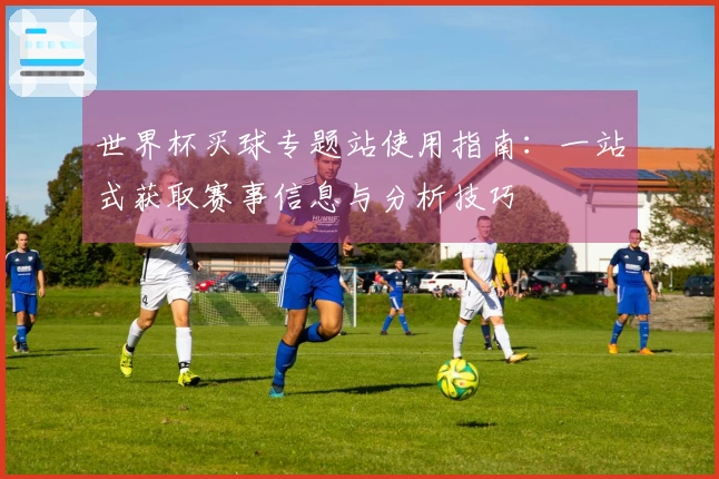 世界杯买球专题站使用指南：一站式获取赛事信息与分析技巧